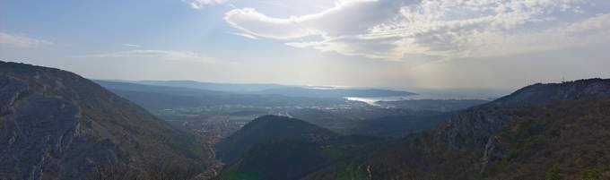 Panorama di Trieste dal Carso